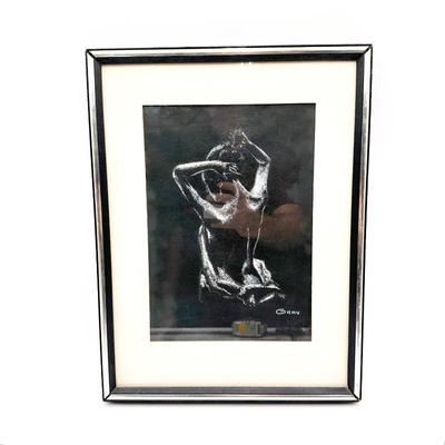 Sale Photo Thumbnail #251: Framed Figurative Artwork by Jon Gray