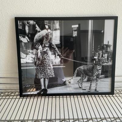 Sale Photo Thumbnail #170: Vintage Photographic Print “Cheetah Who Shops”