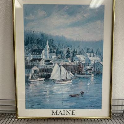 Sale Photo Thumbnail #206: Framed Print Richard Hasenfus – Boothbay Harbor
