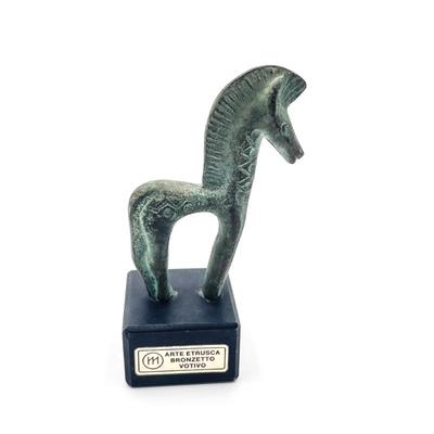 Sale Photo Thumbnail #122: Vintage Etruscan-Style Votive Bronze Horse Replica