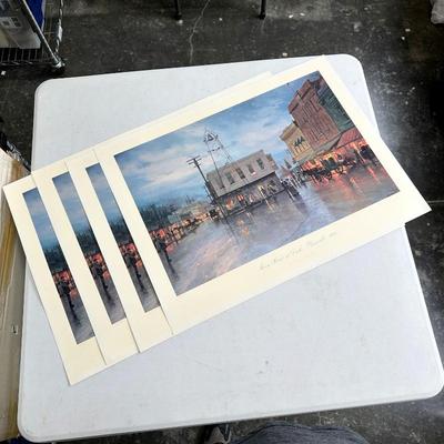 Sale Photo Thumbnail #289: Thomas Kinkade "Main Street at Dusk, Placerville 1916" Limited Edition Prints