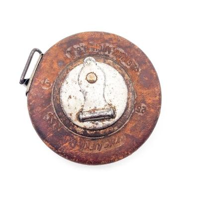 Sale Photo Thumbnail #143: Lufkin Rule Co. Leather-Cased 50 Ft Steel Tape Measure