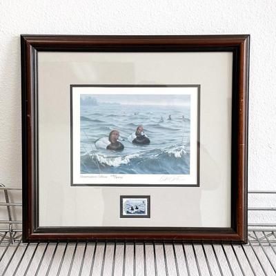 Sale Photo Thumbnail #274: Framed Daniel Smith Limited Edition Lithograph – Ducks Unlimited 1990
