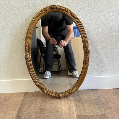 Sale Photo Thumbnail #267: Ornate Oval Mirror