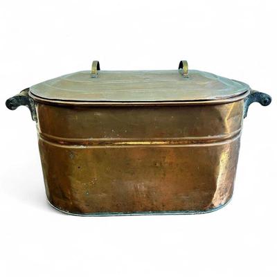 Sale Photo Thumbnail #28: Revere Copper Boiler with Lid, Late 19th–Early 20th Century