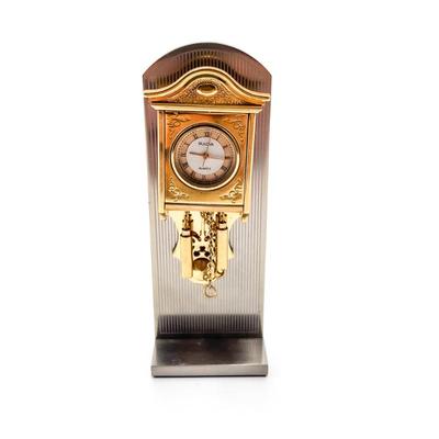Sale Photo Thumbnail #119: Vintage Bulova Alexandria B0532 Miniature Brass Wall Clock