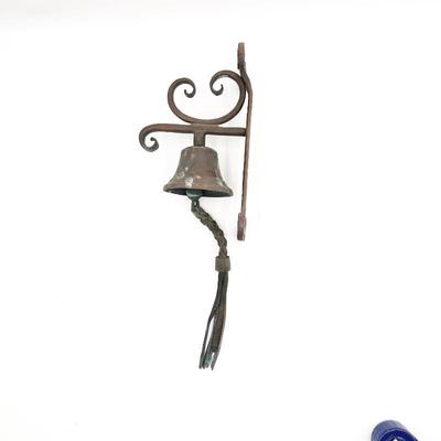 Sale Photo Thumbnail #214: Wall-Mounted Cast Iron Bell