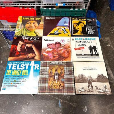 Sale Photo Thumbnail #96: Lot of 9 LPs ft. George Harrison's "All Things Must Pass"