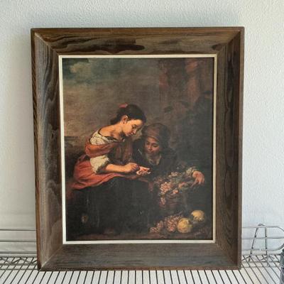 Sale Photo Thumbnail #172: Framed Print – Bartolomé Esteban Murillo, The Little Fruit Seller