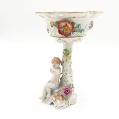 Sale Photo Thumbnail #188: Von Schierholz Dresden Porcelain Compote