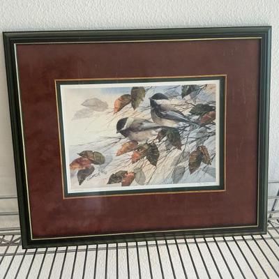 Sale Photo Thumbnail #98: Lee Garcia "Chickadees" Signed & Numbered Ltd. Ed. Print