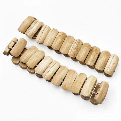 Sale Photo Thumbnail #17: Vintage Carved Bone Stretch Bracelets