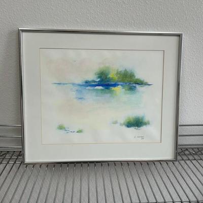 Sale Photo Thumbnail #69: Original Watercolor Painting by E. Ozawa