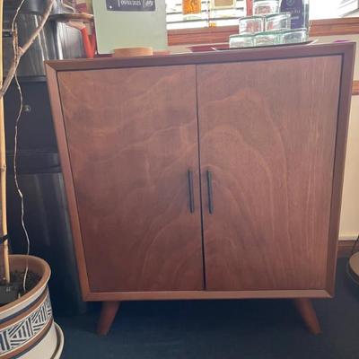Sale Photo Thumbnail #22: Wood Bar Cabinet 32x19x36