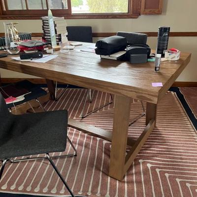Sale Photo Thumbnail #15: Wood Conference Table 72x36x30