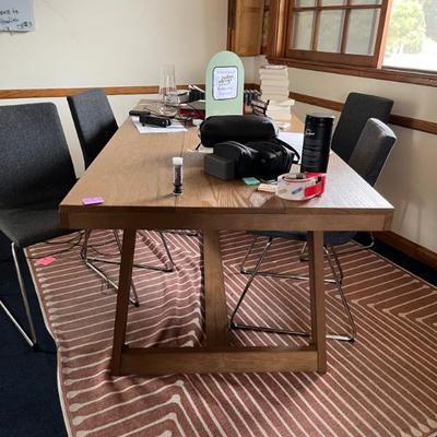 Sale Photo Thumbnail #16: Wood Conference Table 72x36x30. Second Pic