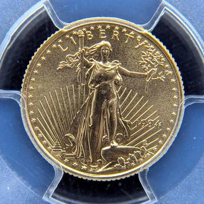 1994 $5 1/10oz Gold Eagle PCGS MS69
