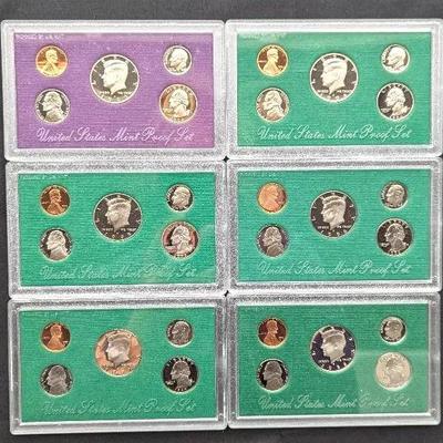 1993-1998 US Proof Sets