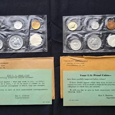 1958 & 1959 US Mint Silver Proof Sets