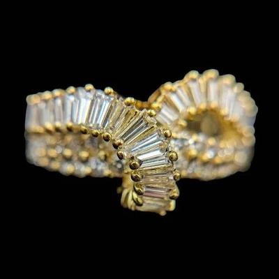 NAGL 18K Yellow Diamond Ring, # 3402