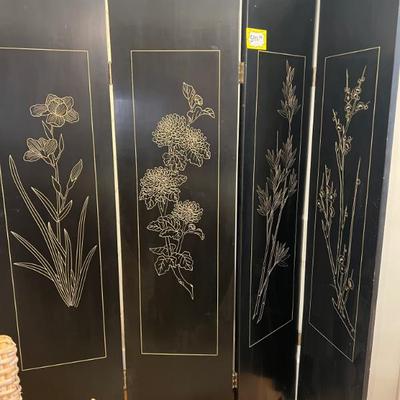 Heavy solid wood screen