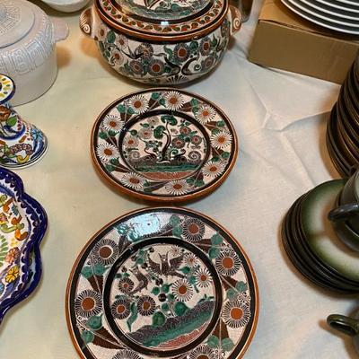 Sale Photo Thumbnail #182: Jose Bernabe, Tonala Mexico Pottery Dishes