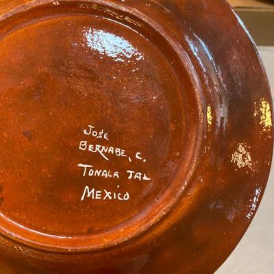 Sale Photo Thumbnail #183: Jose Bernabe, Tonala Mexico Pottery Dishes