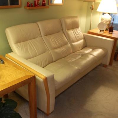 Sale Photo Thumbnail #1: STRESSLESS RECLINING SOFA