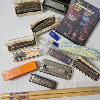 Harmonicas & Drumsticks