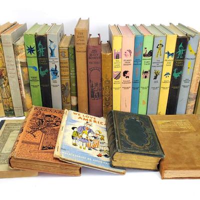 Antique & Vintage Books - 1864 Lippincott Polyglot Bible, Children’s Books, More 
