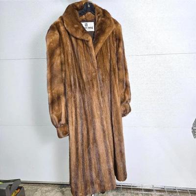 Robert Payne Vintage Mink Fur Long Coat 