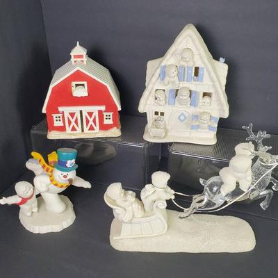Department 56 Snowbabies - Up Into The Stars, Catch Me If You Can, More