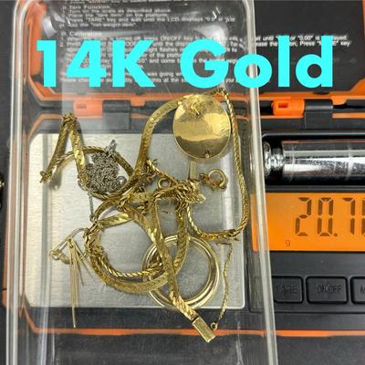14K Gold Scrap - Broken Jewelry