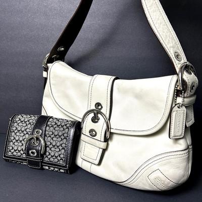 Coach Soho Leather Shoulder Bag & Wallet 