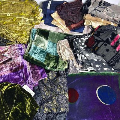 Blue Pacific, Grace Chuang, Eileen Fisher & More Evening Scarves