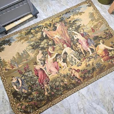 Feast Of Venus Woven Wall Tapestry - 54x80”