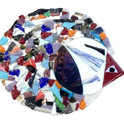 Sale Photo Thumbnail #143: MARILYN CATLOW FUSED ART GLASS FISH SCULPTURE