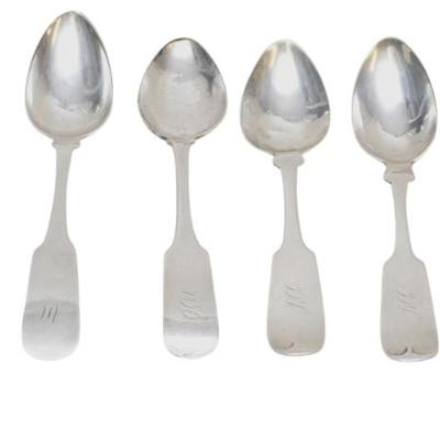 Sale Photo Thumbnail #67: 6 CHARLESTON SC COIN SILVER SPOONS