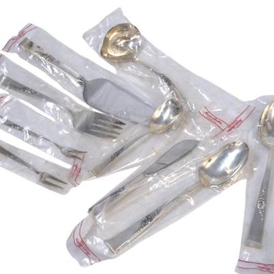 Sale Photo Thumbnail #103: 9 STERLING SILVER SERVING PIECES NEW CLASSIC ROSE