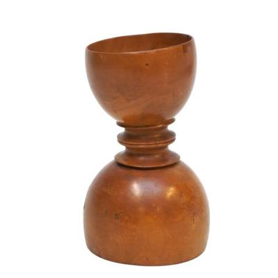 Sale Photo Thumbnail #94: ANTIQUE TREEN 19TH C BOXWOOD APOTHECARYS MEASURE