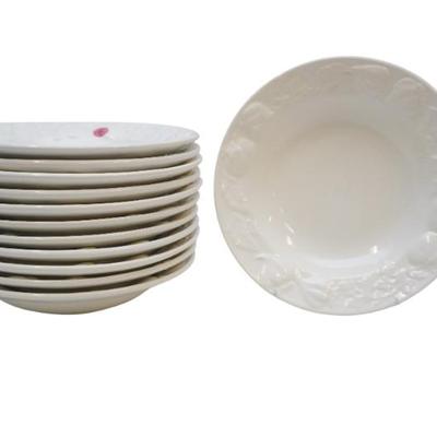 Sale Photo Thumbnail #54: 12 WILLIAMS SONOMA PATRIZI WHITE PASTA BOWLS