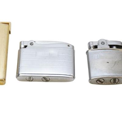 Sale Photo Thumbnail #213: 3 VINTAGE LIGHTERS RONSON & COLIBRI