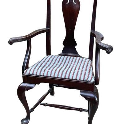Sale Photo Thumbnail #40: QUEEN ANNE STYLE ARMCHAIR