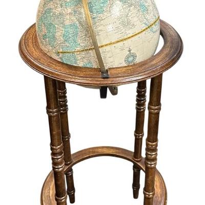 Sale Photo Thumbnail #120: VINTAGE CRAMS IMPERIAL WORLD GLOBE ON STAND