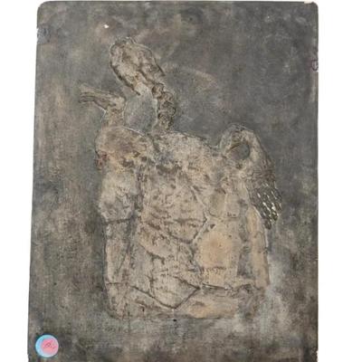 Sale Photo Thumbnail #225: Triassic Proganochelys Fossil. Measures 12 1/2"x17"x1" Weight 9 lbs 3 oz