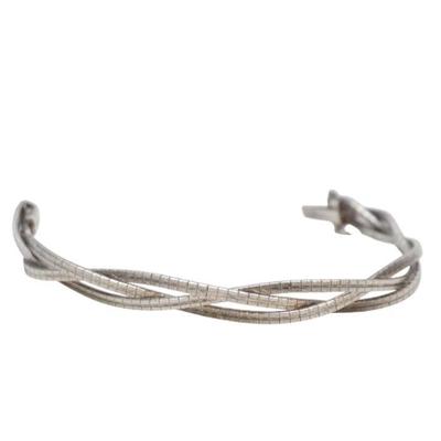 Sale Photo Thumbnail #87: ITALIAN STERLING SILVER BRAIDED BRACELET