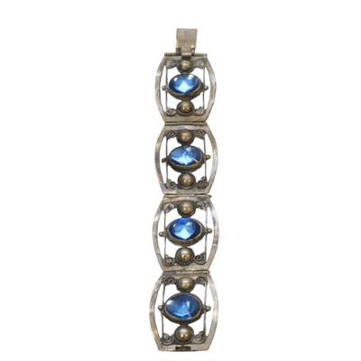 Sale Photo Thumbnail #235: VINTAGE TAXCO MEXICAN STERLING SILVER BRACELET