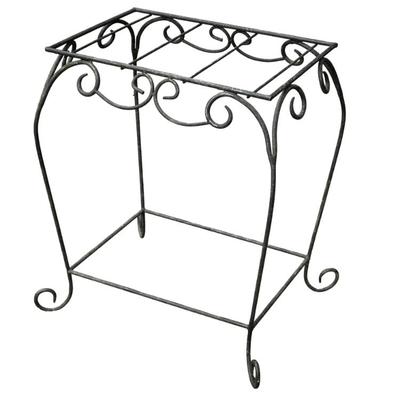 Sale Photo Thumbnail #257: VINTAGE WROUGHT IRON PLANT STAND