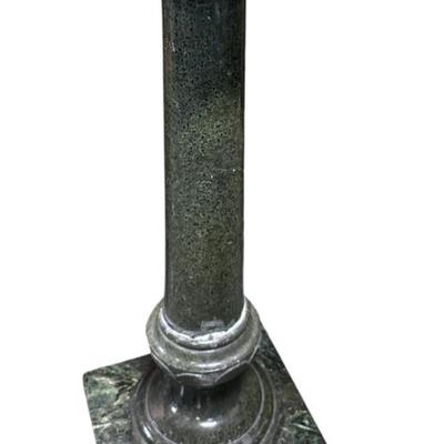 Sale Photo Thumbnail #129: ITALIAN ANTIQUE VERDE ALPI MARBLE PEDESTAL