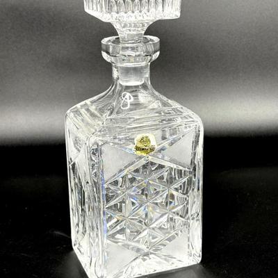 Vintage Eingetragenes Warenz Crystal Decanter 